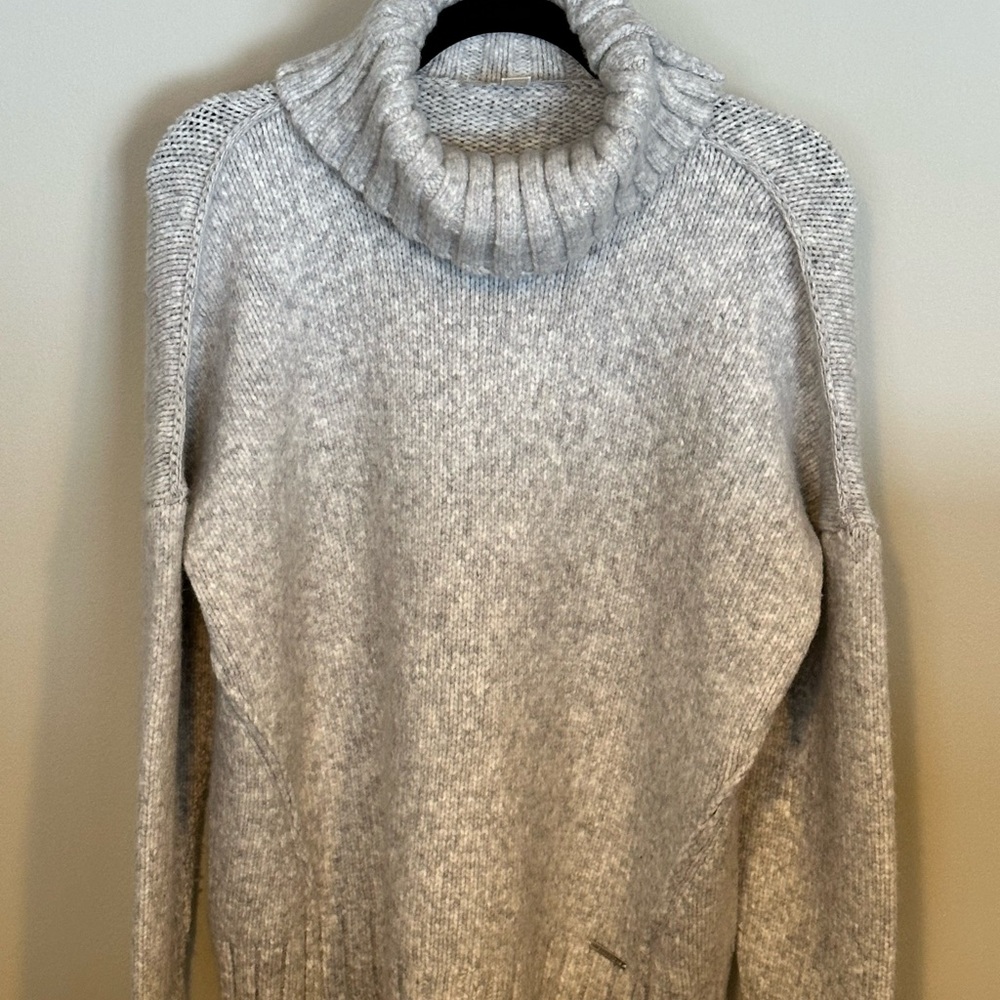 Michael Kors Light Gray Turtleneck Sweater